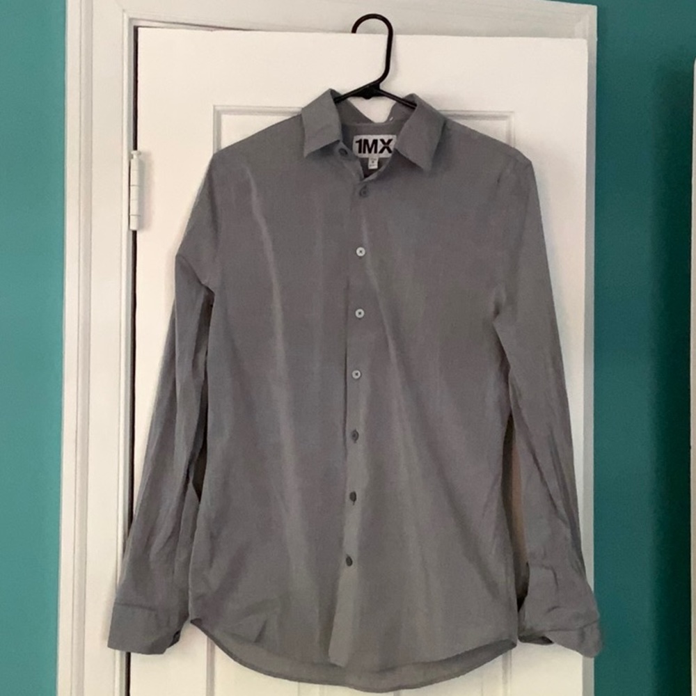 Express extra slim fit button down